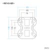 CR-LAW117 ディスプレイ壁掛け金具(3関節) CR-LAW117 / ディスプレイ壁掛け金具(3関節)