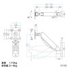 CR-LAW118BK / 壁掛け式モニターアーム（2関節アーム）