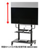 CR-PL102SCBK / 55～75型対応手動上下昇降液晶ディスプレイスタンド