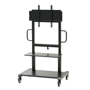 CR-PL102SCBK / 55~75型対応手動上下昇降液晶ディスプレイスタンド