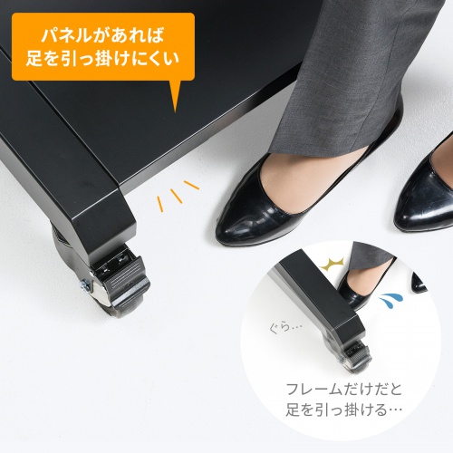 CR-PL102SCBK / 55～75型対応手動上下昇降液晶ディスプレイスタンド