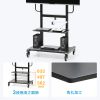 CR-PL102SCBK 55~75型対応手動上下昇降液晶ディスプレイスタンド CR-PL102SCBK / 55~75型対応手動上下昇降液晶ディスプレイスタンド