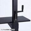 CR-PL25BK 32型~52型対応手動上下昇降液晶ディスプレイスタンド CR-PL25BK / 32型~52型対応手動上下昇降液晶ディスプレイスタンド