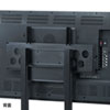 CR-PL30BK 55~75型対応手動上下昇降液晶ディスプレイスタンド CR-PL30BK / 55~75型対応手動上下昇降液晶ディスプレイスタンド