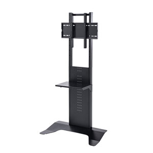 CR-PL33BK / 32~65型対応 壁寄せ液晶ディスプレイスタンド