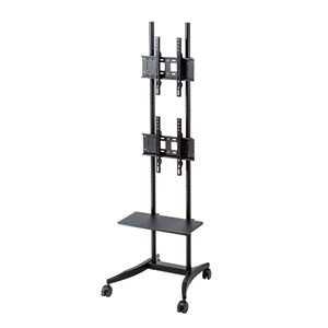 CR-PL37BK / 32~55型対応上下2面液晶ディスプレイスタンド