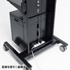 CR-PL39BK 32~65型対応テレビ会議用ディスプレイスタンド CR-PL39BK / 32~65型対応テレビ会議用ディスプレイスタンド