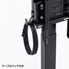CR-PL41BK / テレビスタンド（32～43型対応・電動昇降・キャスター付き）