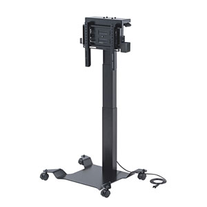 CR-PL40BK【壁寄せテレビスタンド（32～40型対応・電動昇降 