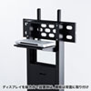 CR-PL43BK 60~86型対応壁寄せディスプレイスタンド CR-PL43BK / 60~86型対応壁寄せディスプレイスタンド