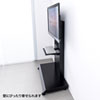CR-PL43BK 60~86型対応壁寄せディスプレイスタンド CR-PL43BK / 60~86型対応壁寄せディスプレイスタンド