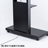 CR-PL43BK 60~86型対応壁寄せディスプレイスタンド CR-PL43BK / 60~86型対応壁寄せディスプレイスタンド