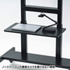 CR-PL45BK 55~75型対応手動昇降液晶ディスプレイスタンド CR-PL45BK / 55~75型対応手動昇降液晶ディスプレイスタンド