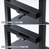 CR-PL45BK 55~75型対応手動昇降液晶ディスプレイスタンド CR-PL45BK / 55~75型対応手動昇降液晶ディスプレイスタンド