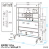 CR-PL53W テレビ会議用ディスプレイスタンド CR-PL53W / テレビ会議用ディスプレイスタンド