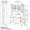 CR-PL58BK / 40～75型対応　ディスプレイスタンド