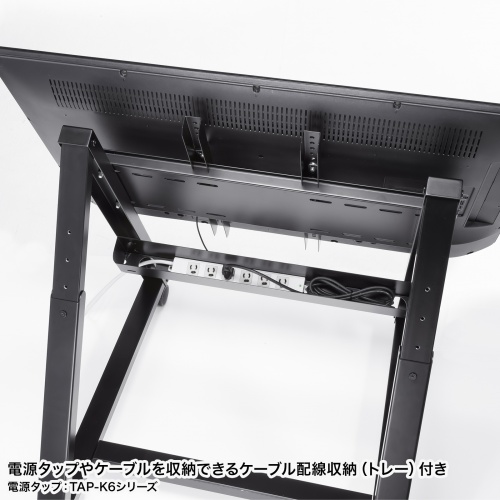 CR-PL59BK【32～60型対応 ロータイプディスプレイスタンド】展示会や