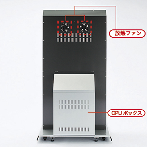 CR-PL5T-N40 / デジタルサイネージディスプレイスタンド(縦型・受注生産)