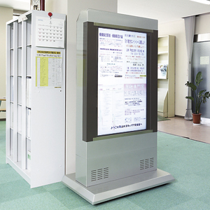 CR-PL5T-N52 / デジタルサイネージディスプレイスタンド(縦型・受注生産)