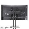CR-PL60BK 32~55型対応ロータイプディスプレイスタンド(ブラック) CR-PL60BK / 32~55型対応ロータイプディスプレイスタンド(ブラック)