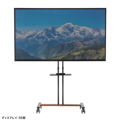 CR-PL60BK / 32～55型対応ロータイプディスプレイスタンド（ブラック）