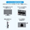 CR-PL60W 32~55型対応ロータイプディスプレイスタンド(ホワイト) CR-PL60W / 32~55型対応ロータイプディスプレイスタンド(ホワイト)