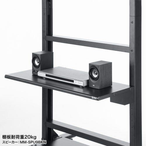 CR-PL65BK【55~100型対応高耐荷重ディスプレイスタンド】総耐 CR-PL65BK【55~100型対応高耐荷重ディスプレイスタンド】総耐