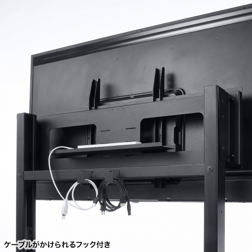 CR-PL65BK【55~100型対応高耐荷重ディスプレイスタンド】総耐 CR-PL65BK【55~100型対応高耐荷重ディスプレイスタンド】総耐