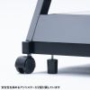 CR-PL66 / 40～65型対応デジタルサイネージスタンド（ロータイプ・収納ボックス付き）