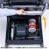 CR-PL66 / 40～65型対応デジタルサイネージスタンド（ロータイプ・収納ボックス付き）