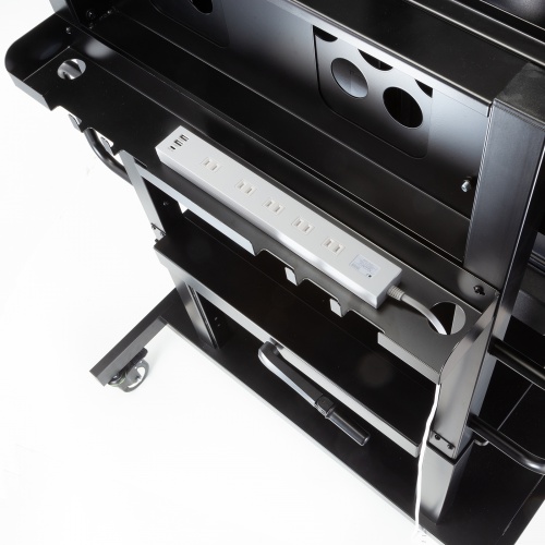 CR-PL67BK / 手動上下昇降ディスプレイスタンド（100型対応・高耐荷重）