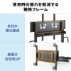 CR-PL67BK 手動上下昇降ディスプレイスタンド(100型対応・高耐荷重) CR-PL67BK / 手動上下昇降ディスプレイスタンド(100型対応・高耐荷重)