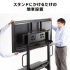 CR-PL67BK 手動上下昇降ディスプレイスタンド(100型対応・高耐荷重) CR-PL67BK / 手動上下昇降ディスプレイスタンド(100型対応・高耐荷重)