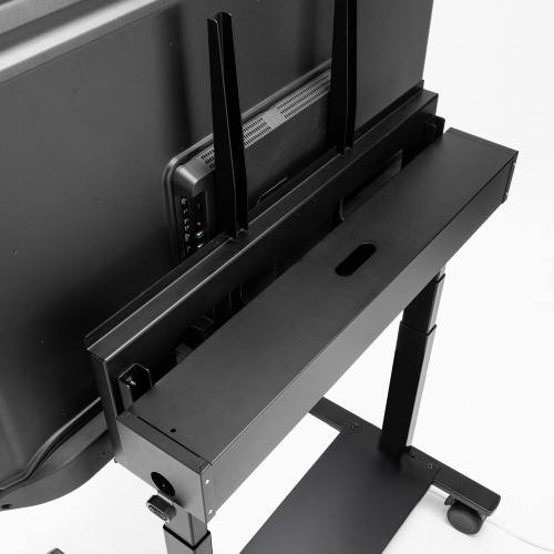 CR-PL68BK / 60～100型対応高耐荷重電動上下昇降ディスプレイスタンド