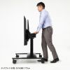 CR-PL68BK 60~100型対応高耐荷重電動上下昇降ディスプレイスタンド CR-PL68BK / 60~100型対応高耐荷重電動上下昇降ディスプレイスタンド