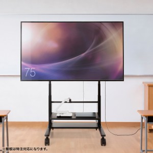 パワフル電動でスピード昇降できる、100型大型テレビ対応の高耐荷重ディスプレイスタンドを発売