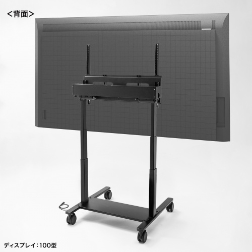 CR-PL68BK / 60～100型対応高耐荷重電動上下昇降ディスプレイスタンド