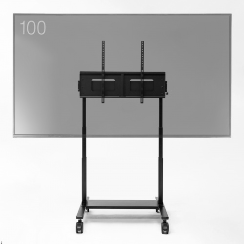 CR-PL68BK / 60～100型対応高耐荷重電動上下昇降ディスプレイスタンド