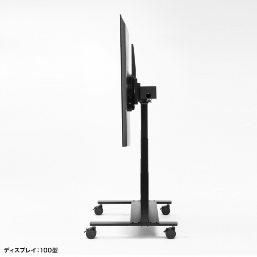 CR-PL68BK / 60～100型対応高耐荷重電動上下昇降ディスプレイスタンド