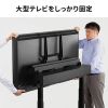 CR-PL68BK 60~100型対応高耐荷重電動上下昇降ディスプレイスタンド CR-PL68BK / 60~100型対応高耐荷重電動上下昇降ディスプレイスタンド