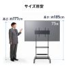 CR-PL69BK 32~75型対応ディスプレイスタンド CR-PL69BK / 32~75型対応ディスプレイスタンド