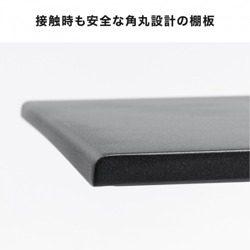 CR-PL71BK / 上下2面取り付けディスプレイスタンド（無段階高さ調整）