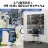 CR-PL71BK 上下2面取り付けディスプレイスタンド(無段階高さ調整) CR-PL71BK / 上下2面取り付けディスプレイスタンド(無段階高さ調整)
