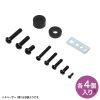 CR-PL71BK 上下2面取り付けディスプレイスタンド(無段階高さ調整) CR-PL71BK / 上下2面取り付けディスプレイスタンド(無段階高さ調整)