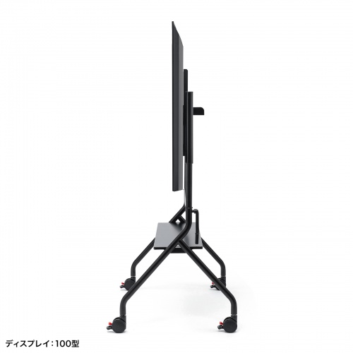CR-PL72BK / 100型対応手動昇降ディスプレイスタンド
