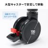 CR-PL72BK / 60～100型対応手動昇降ディスプレイスタンド