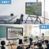 CR-PL72BK 60~100型対応手動昇降ディスプレイスタンド CR-PL72BK / 60~100型対応手動昇降ディスプレイスタンド