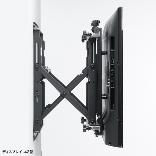 CR-PLKG20BK / プッシュ式壁掛け金具(75インチ・70kg対応)
