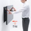 CR-PLKG20BK プッシュ式壁掛け金具(75インチ・70kg対応) CR-PLKG20BK / プッシュ式壁掛け金具(75インチ・70kg対応)