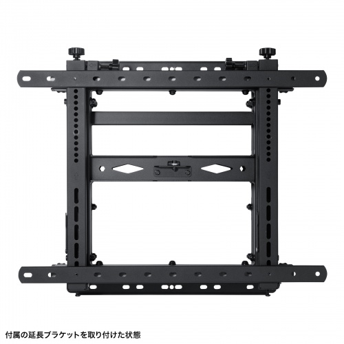 CR-PLKG20BK / プッシュ式壁掛け金具(75インチ・70kg対応)